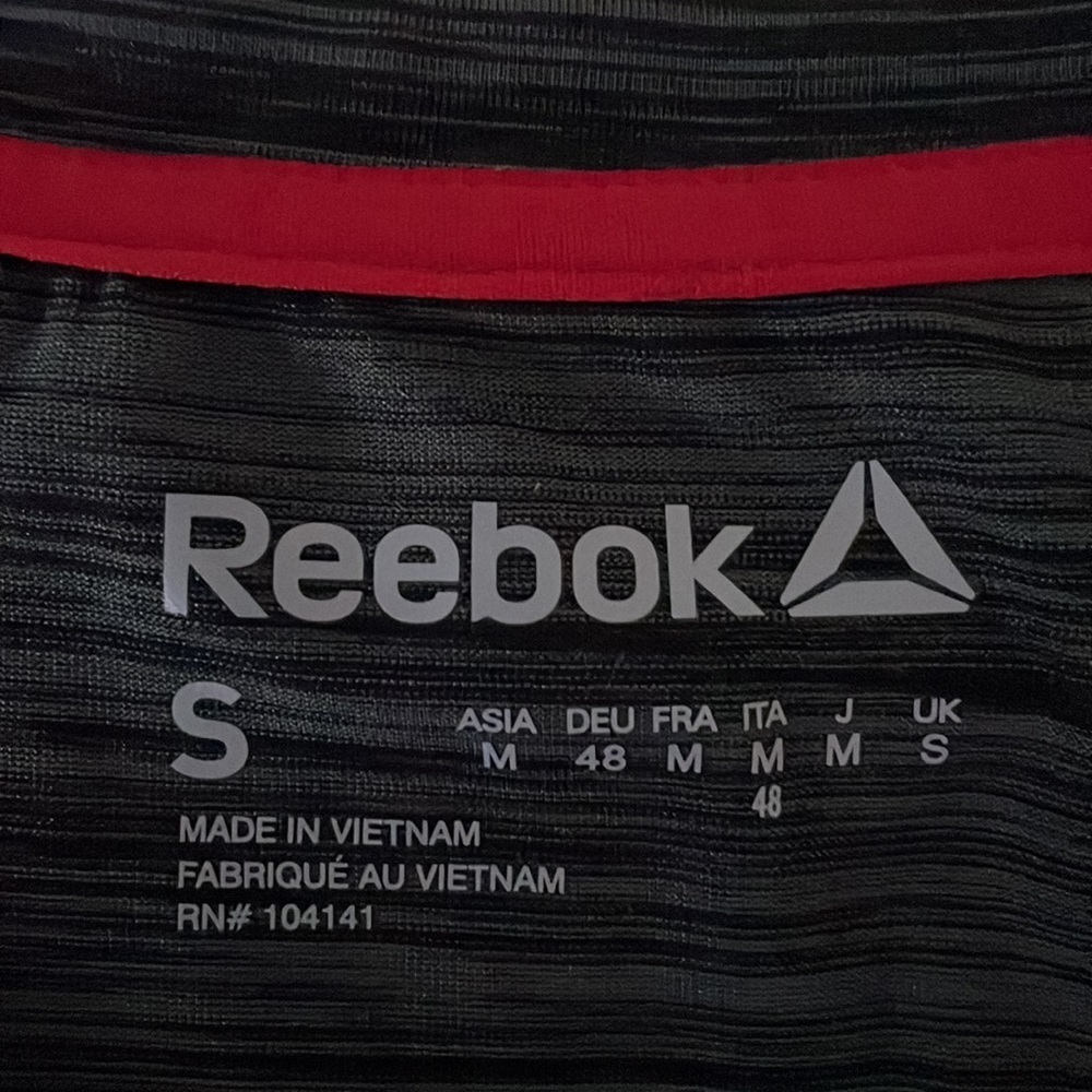 Reebok Long Sleeve Shirt Gray Small - Picture 3 of 4